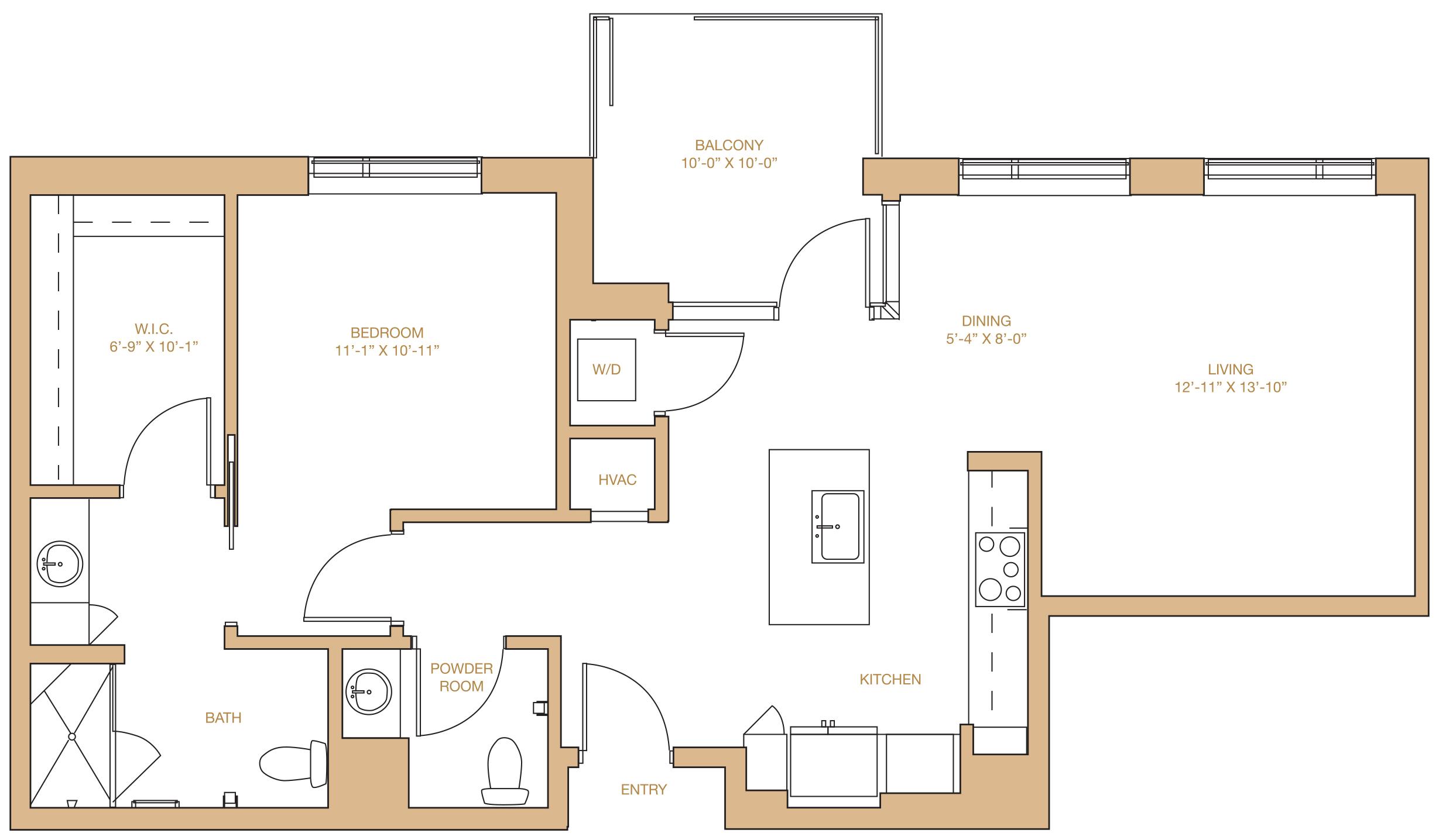 Santa Monica Floor Plan