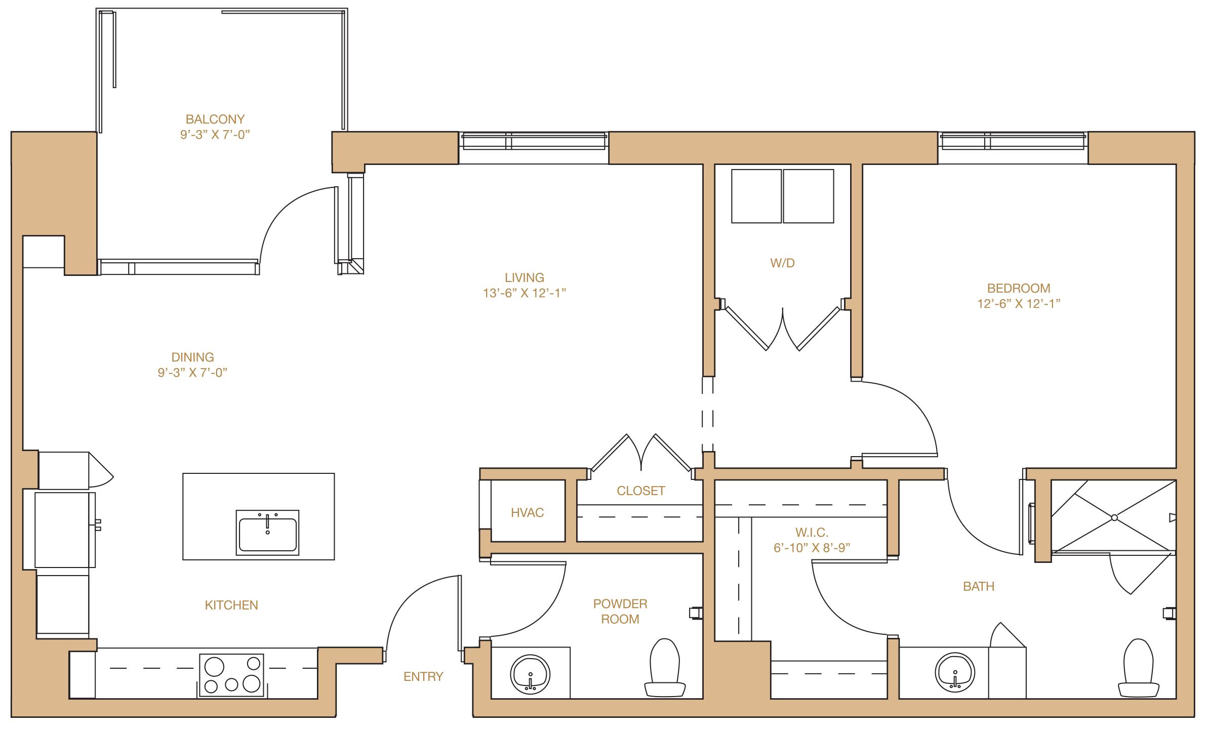 South Beach Floor Plan